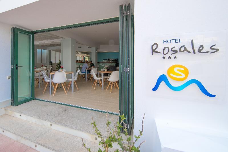 Hostal Rosales Es Pujols Buitenkant foto